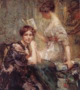 Colin Campbell Cooper Two Women china oil painting artist